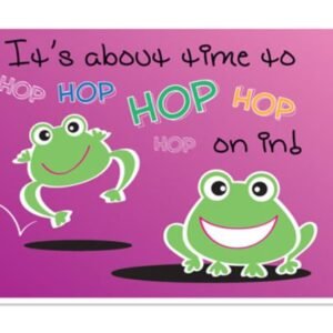 Sherman Dental HOPPING FROGS POSTCARD