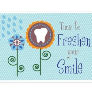 Sherman Dental TIME TO FRESHEN YOUR SMILE POSTCARD