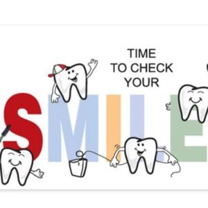 Sherman Dental TIME TO SMILE POSTCARD