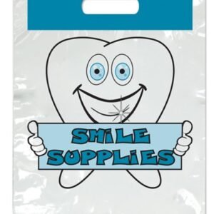 Sherman Dental SMALL BLUE SMILE BAG 7 1/2" x 9"