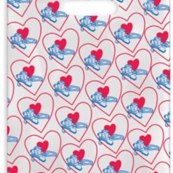 Sherman Dental HEARTS WITH BRUSH SCATTER BAG 7" x 10"
