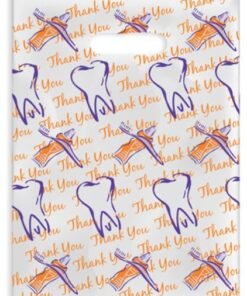 Sherman Dental ORANGE THANK YOU SCATTER BAG 7" x 10"