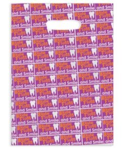 Sherman Dental BRUSH FLOSS & SMILE BAG 7" x 10"