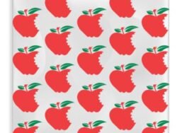 Sherman Dental APPLES SCATTER BAG 7" x 10"