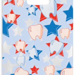 Sherman Dental STAR TOOTH SCATTER BAG 7" x 10"