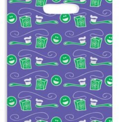 Sherman Dental SMILEY FACE BRUSH BAG 7" x 10"