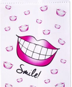 Sherman Dental SMILES PAPER BAG 7.5x 10"