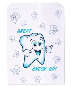 Sherman Dental GREAT CHECK UP PAPER BAG 7.5x 10"