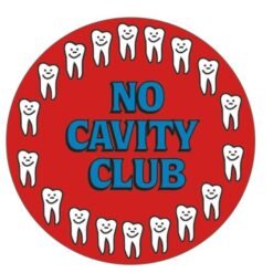 Sherman Dental No Cavity Stickers