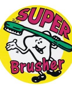 Sherman Dental SUPER BRUSHER STICKERS