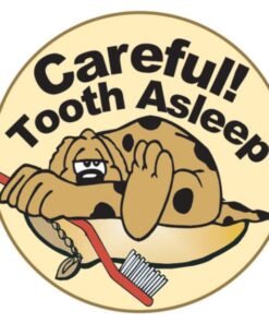 Sherman Dental TEETH ASLEEP STICKERS