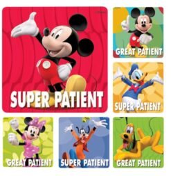 Sherman Dental MICKEY MOUSE PATIENT STICKERS