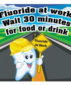 Sherman Dental FLUORIDE AT WORK STICKERS