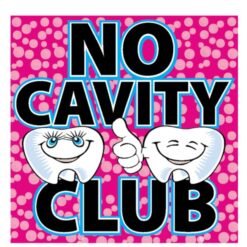 Sherman Dental NO CAVITY CLUB STICKERS