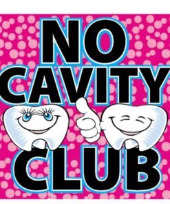 Sherman Dental NO CAVITY CLUB STICKERS