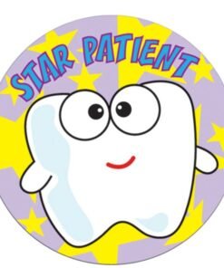 Sherman Dental STAR PATIENT TOOTH STICKERS