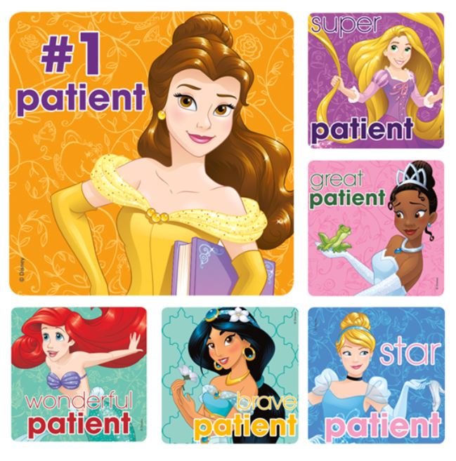 Sherman Dental DISNEY PRINCESS PATIENT STICKERS