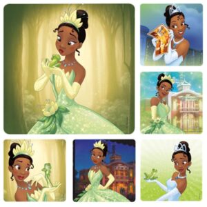 Sherman Dental DISNEY PRINCESS AND THE FROG STICKERS