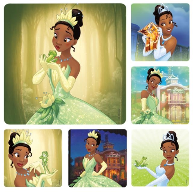 Sherman Dental DISNEY PRINCESS AND THE FROG STICKERS