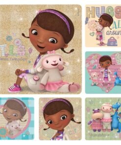 Sherman Dental DOC MCSTUFFINS GLITTER STICKERS