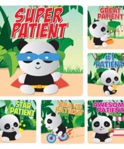 Sherman Dental PANDA PATIENT STICKERS (100)