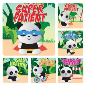 Sherman Dental PANDA PATIENT STICKERS (100)