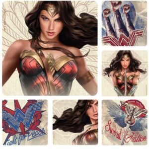 Sherman Dental WONDER WOMAN STICKERS
