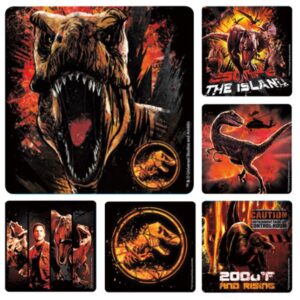 Sherman Dental JURASSIC WORLD 2 FALLEN KINGDOM STICKERS