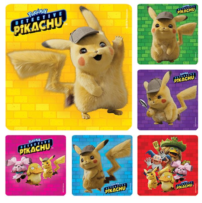 Sherman Dental DETECTIVE PIKACHU STICKERS