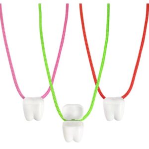 Sherman Dental 1" WHITE TOOTH SAVER NECKLACE