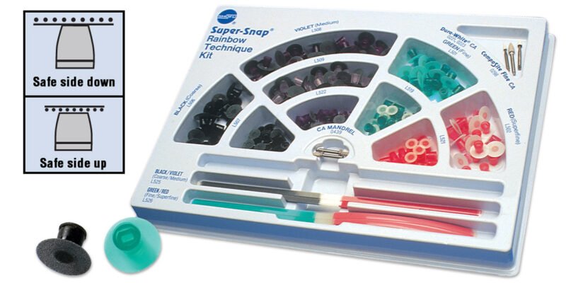 Super-Snap Contouring (Coarse) Black regular disc, Safe Side Down 50/box