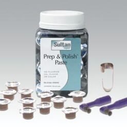 SULTAN TOPEX® PREP & POLISH™ PASTE - Prep & Polish Paste, 100-2g Cups, Prophy Ring & 2 Upgrade Angles
