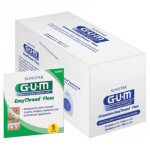 Sunstar Butler GUM EasyThread floss patient sample packs, GUM EasyThread Floss , 2 x 50 Envelop / Box