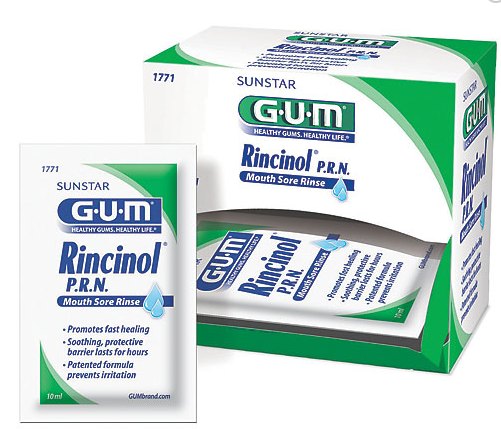 Sunstar GUM Rincinol P.R.N. single dose packets 36/box