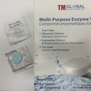 TM Global Multi Purpose Enzymatic Tablets, 64 tabs/bx (Ultrasonic Enzyme)