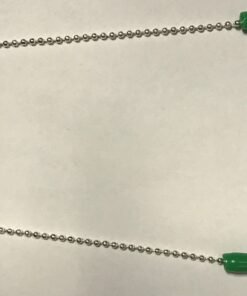 TMG Bib Clip ( Bib Holder / Napkin Holder )  chain-type 14"  Green