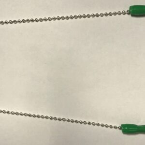 TMG Bib Clip ( Bib Holder / Napkin Holder )  chain-type 14"  Green