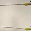 TMG Bib Clip ( Bib Holder / Napkin Holder )  chain-type 14"  Yellow