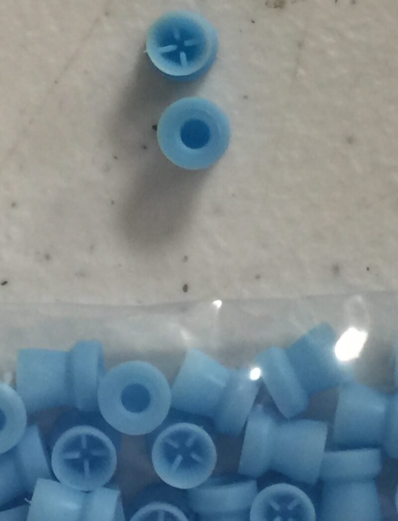 House Brand Disposable Prophy Cups- Snap-on regular cups Blue, 100/bag