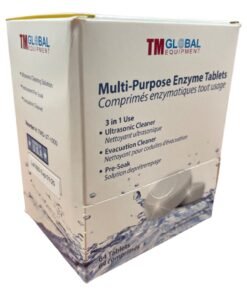 TM Global Multi Purpose Enzymatic Tablets, 64 tabs/bx (Ultrasonic Enzyme)