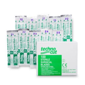TECHNO-CUT® General Surgery Blades Sterile With Silicone Coating, 100/BX Size 12