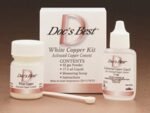Doc's Best White Copper Cement Kit, 32gm Powder, 17.5ml Liquid - KIT