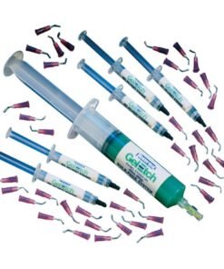 Gel-Etch Bulk Pack,1 50cc storing and filling syringe, 5 empty 3cc delivery syringes, 50 disposable needle tips - COMPLETE KIT