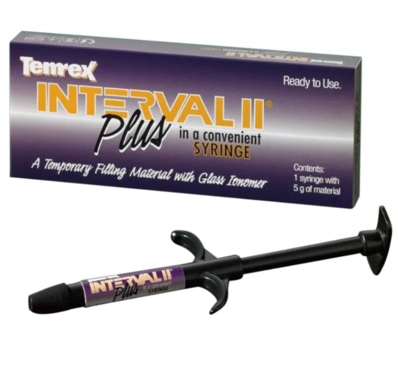 Interval II Plus in a Syringe, Temporary Filling Material, 5g