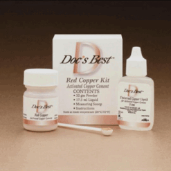 Doc's Best Red Copper Cement, 32g Powder, 17.5ml Liquid - KIT