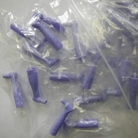 Disposable Prophy Angle Regular Cup Lavender with 105 Contra Angle - 100/Box