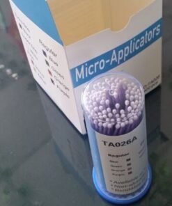 Disposable Micro Applicators (Microbrush) Fine Pink - 100 pcs / Bottle