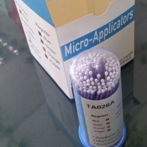 Disposable Micro Applicators (Microbrush) Fine Pink - 100 pcs / Bottle