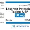 Aurobindo Losartan Potassium Tablets USP 50mg, 90 Tablets