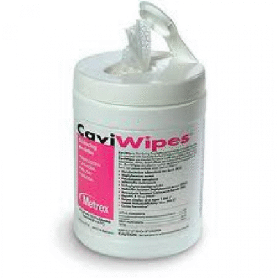 Metrex CaviWipes Disinfecting Towelettes - Kill TB in 3 Minutes, HIV in 2 Minutes Case of 12